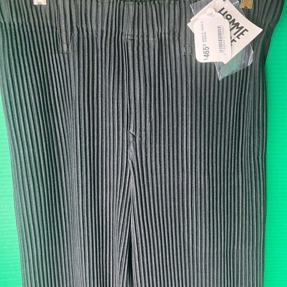 Homme Plissé Issey Miyake Pleated Pants Black size 2 - Picture 6 of 16